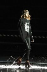 KAIA GERBER at Saint Laurent Rehesal Show in Paris 09/24/2018
