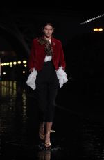 KAIA GERBER at Saint Laurent Runway Show at Paris Fashion Week 09/25/2018
