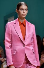 KAIA GERBER at Salvataro Ferragamo Runway Show in MIlan 09/22/2018