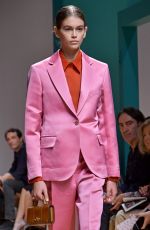 KAIA GERBER at Salvataro Ferragamo Runway Show in MIlan 09/22/2018