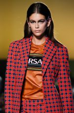 KAIA GERBER at Vesace Runway Show at Milan Fashion Week 09/21/2018