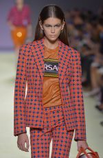 KAIA GERBER at Vesace Runway Show at Milan Fashion Week 09/21/2018
