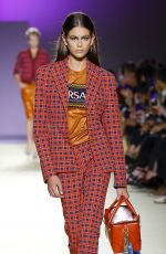 KAIA GERBER at Vesace Runway Show at Milan Fashion Week 09/21/2018