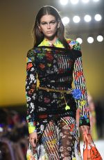 KAIA GERBER at Vesace Runway Show at Milan Fashion Week 09/21/2018