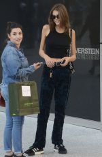 KAIA GERBER Leaves a Fashion Show in New York 09/08/2018