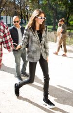KAIA GERBER Leaves Chloe Office in Paris 09/24/2018