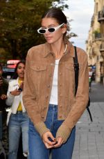 KAIA GERBER Leaves Her Hotel in Paris 09/23/2018