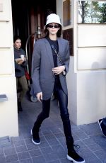 KAIA GERBER Leaves Her Hotel in Paris 09/26/2018