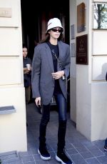KAIA GERBER Leaves Her Hotel in Paris 09/26/2018