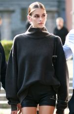KAIA GERBER Leaves Max Mara Fashion Show at MFW in Milan 09/20/2018