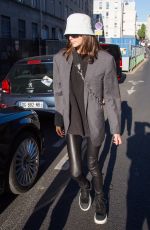 KAIA GERBER Leaves Off White Rehersal Show in Paris 09/26/2018