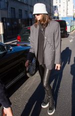KAIA GERBER Leaves Off White Rehersal Show in Paris 09/26/2018