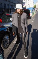 KAIA GERBER Leaves Off White Rehersal Show in Paris 09/26/2018