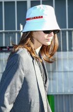 KAIA GERBER Leaves Off White Rehersal Show in Paris 09/26/2018