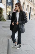 KAIA GERBER Out and About in Paris 09/29/2018