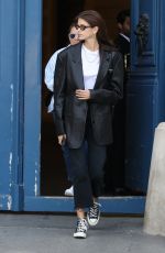 KAIA GERBER Out and About in Paris 09/29/2018