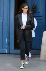 KAIA GERBER Out and About in Paris 09/29/2018