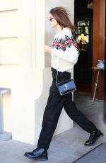 KAIA GERBER Out at Paris Fashion Week 09/25/2018