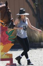 KALEY CUOCO at Equestrian Center in Los Angeles 08/31/2018