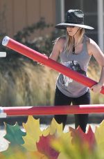 KALEY CUOCO at Equestrian Center in Los Angeles 08/31/2018
