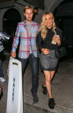 KALEY CUOCO Out for Dinner in West Hollywood 09/22/2018