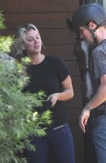 KALEY CUOCO with Her Show Horse in Los Angeles 09/05/2018