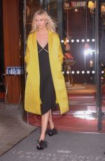 KARLIE KLOSS Leaves Her Hotel in Paris 09/26/2018