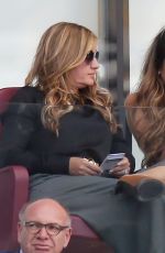 KARREN BRADY and SOPHIA PESCHISOLIDO at West Ham United vs Wolves Match in London 09/01/2018