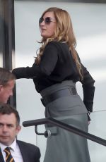 KARREN BRADY and SOPHIA PESCHISOLIDO at West Ham United vs Wolves Match in London 09/01/2018