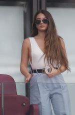 KARREN BRADY and SOPHIA PESCHISOLIDO at West Ham United vs Wolves Match in London 09/01/2018