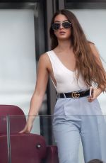 KARREN BRADY and SOPHIA PESCHISOLIDO at West Ham United vs Wolves Match in London 09/01/2018