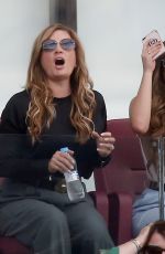 KARREN BRADY and SOPHIA PESCHISOLIDO at West Ham United vs Wolves Match in London 09/01/2018