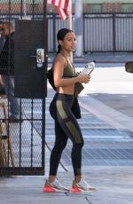 KARRUECHE TRAN in Tights Leaves a Gym in West Hollywood 09/16/2018