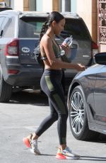 KARRUECHE TRAN in Tights Leaves a Gym in West Hollywood 09/16/2018