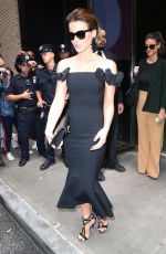 KATE BECKINSALE Leaves Oscar De La Renta Fashion Show in New York 09/11/2018