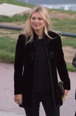 KATE MOSS at Saint Laurent Show at Paris Fashion Week 09/25/2018
