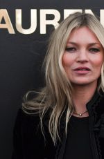 KATE MOSS at Saint Laurent Show at Paris Fashion Week 09/25/2018