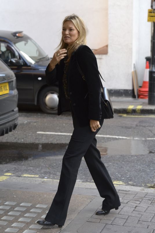 KATE MOSS at Sexy Fish in London 09/23/2018