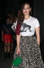 KATHERINE LANGFORD at Calvin Klein Fashion Show at NYFW in New York 09/11/2018