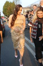 KATHERINE LANGFORD at Moschino Show at Milan Fashion Week 09/20/2018