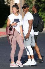 KATIE HOLMES and Jamie Foxx Leaves a Gym in Atlanta 09/18/2018