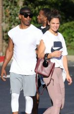 KATIE HOLMES and Jamie Foxx Leaves a Gym in Atlanta 09/18/2018