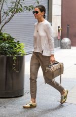 KATIE HOLMES Heading to Business Meeting in New York 09/14/2018