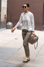 KATIE HOLMES Heading to Business Meeting in New York 09/14/2018