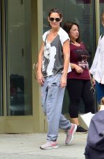 KATIE HOLMES Out and About in New York 09/15/2018