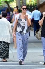 KATIE HOLMES Out and About in New York 09/15/2018