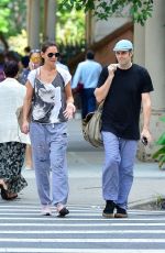 KATIE HOLMES Out and About in New York 09/15/2018