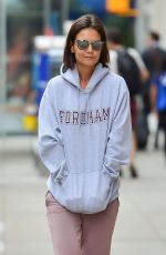 KATIE HOLMES Out in New York 08/31/2018