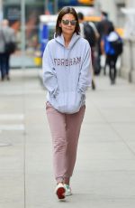KATIE HOLMES Out in New York 08/31/2018