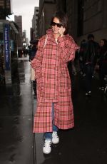 KATIE HOLMES Out in New York 09/09/2018